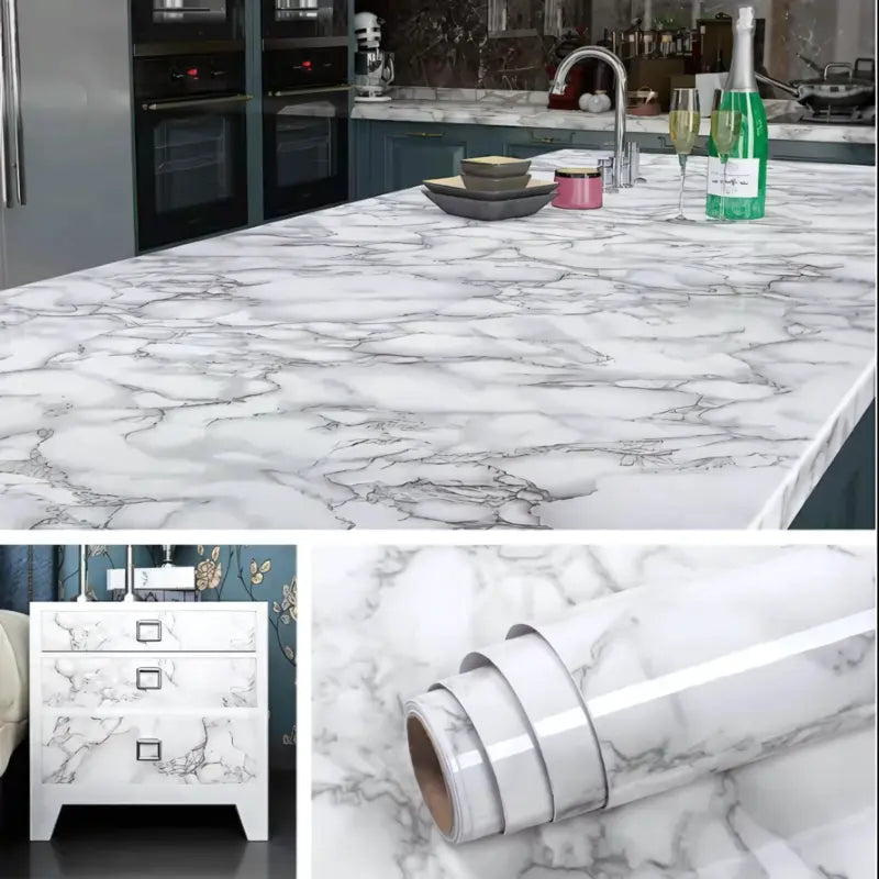 High Quality Self Adhesive Marble Sheet - 2x7 Feet Roll
