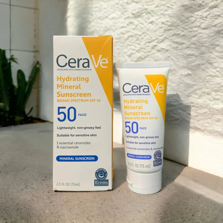 CeraVe Hydrating Mineral Sunscreen Spf 50